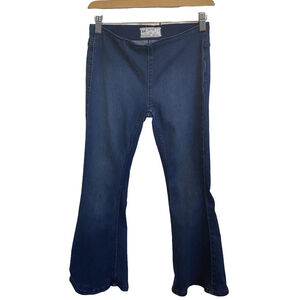 Free People Jeans Women’s Size 25 Blue Flare Pull-On 61855-16515125